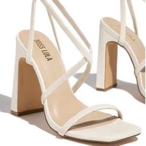 SLING BACK STRAP HEELS